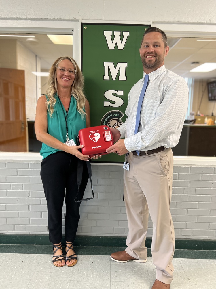 New AEDs at WCPS