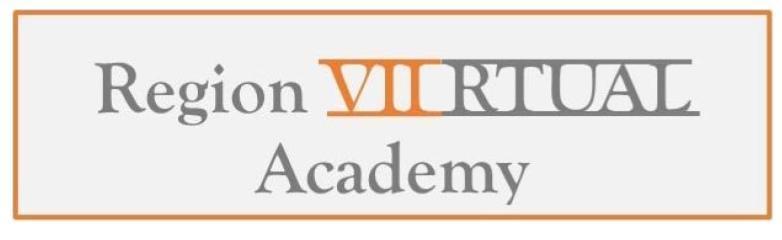 Logo for the Region 7 Virtual Academy