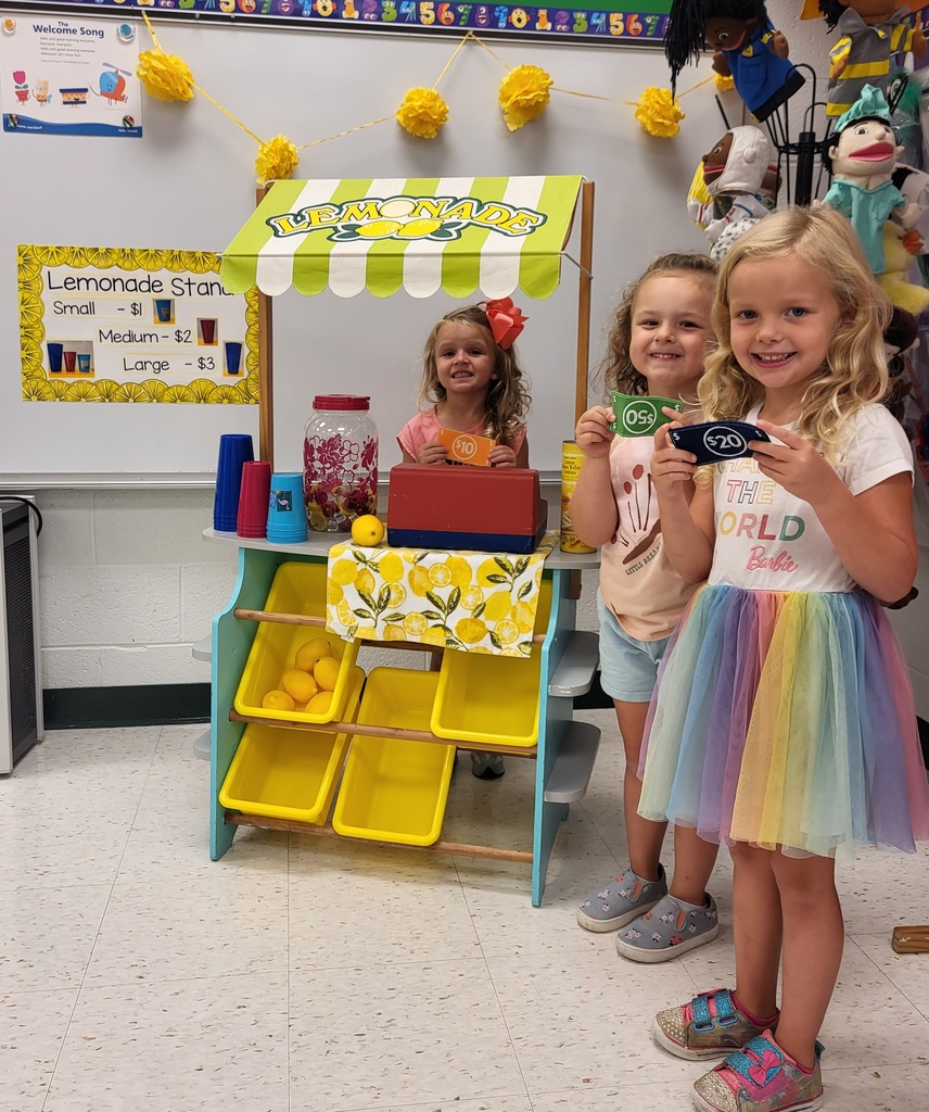 Preschool runs a lemonade stand.