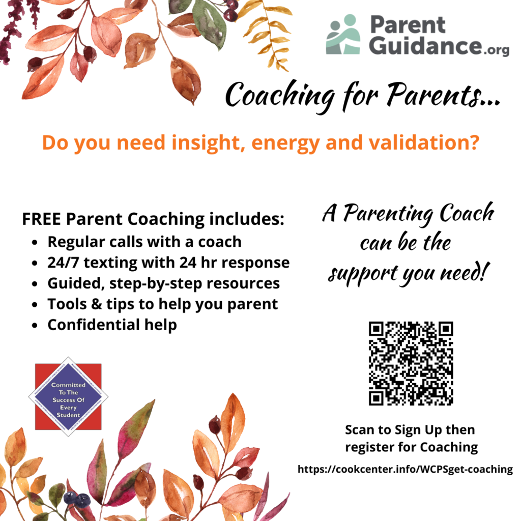 parent coaching flyer